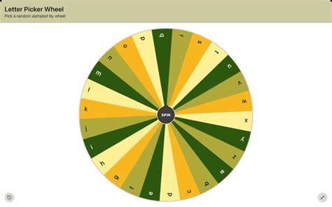 letter generator wheel|Letter picker .